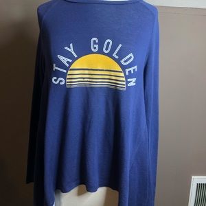 Long Sleeve Stay Golden Top